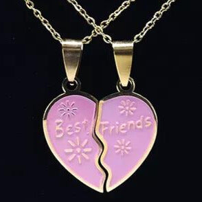 Necklace- Two Parts Best Friends Pendant